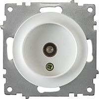 Розетка TV Оконечная без рамки OneKeyElectro Florence 1-м. белый картинка